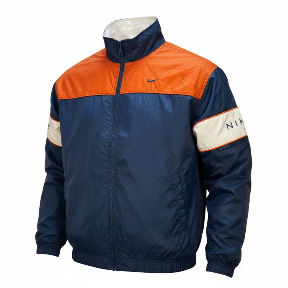 Nike Vintage Youth Windbreaker - Navy/Orange
